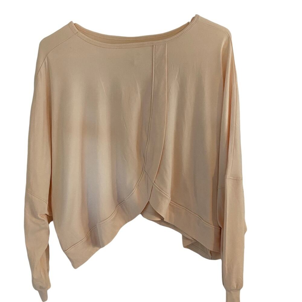Balance Collection Boxy Crop Top Lightweight criss cross back NWT BLT4428A S